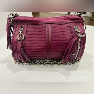 B. Makowsky leather handbag.